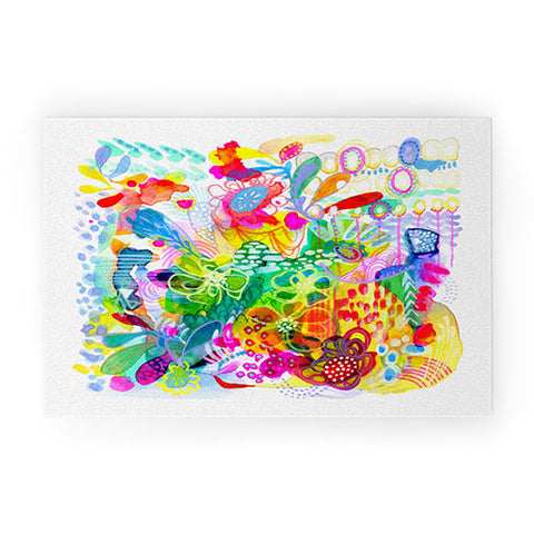 Stephanie Corfee Painted Garden Welcome Mat