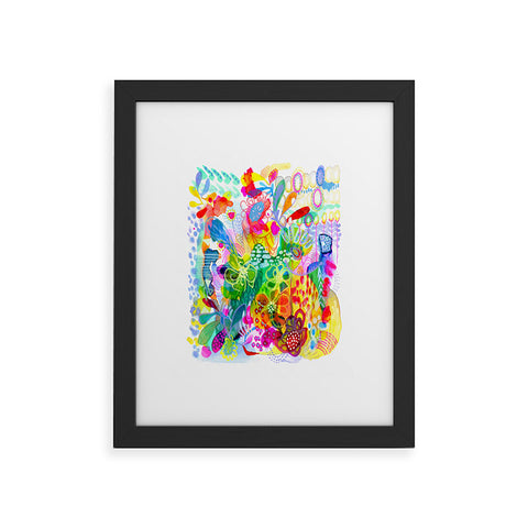 Stephanie Corfee Painted Garden Framed Art Print