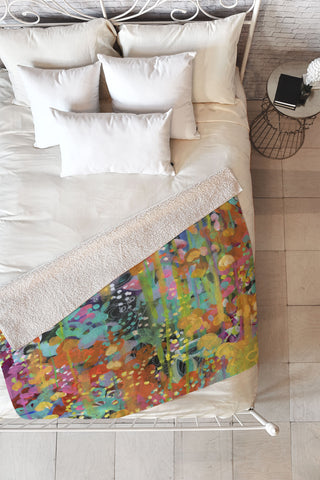 Stephanie Corfee Pennylane Fleece Throw Blanket