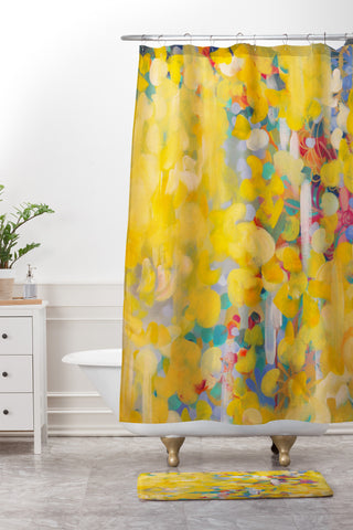 Stephanie Corfee Princess Buttercup Shower Curtain And Mat