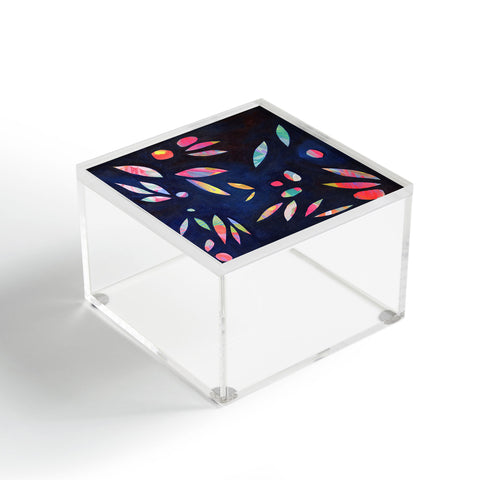 Stephanie Corfee Rainbow Leaves Acrylic Box