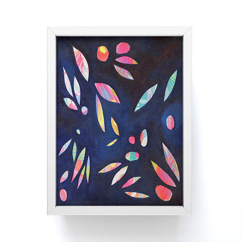 Stephanie Corfee Rainbow Leaves Framed Mini Art Print