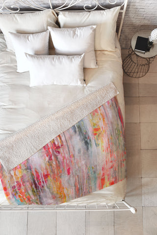 Stephanie Corfee Sparkling Water Fleece Throw Blanket
