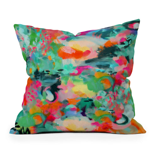 Stephanie Corfee Spilled Ink Throw Pillow
