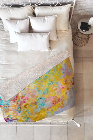 Stephanie Corfee Sugar Fleece Throw Blanket
