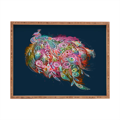 Stephanie Corfee Tail Feather Rectangular Tray