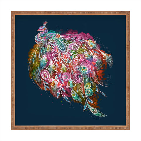 Stephanie Corfee Tail Feather Square Tray