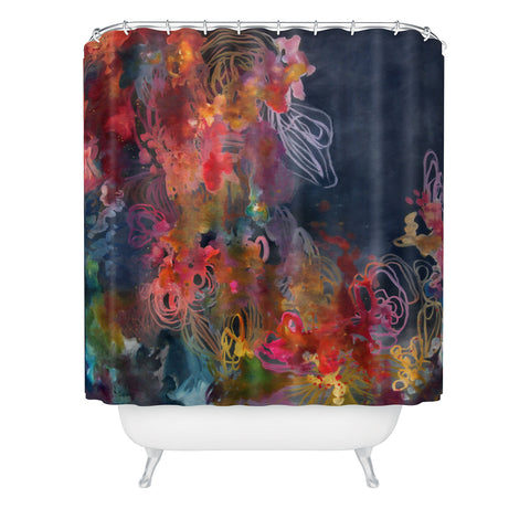 Stephanie Corfee The Bursting Heart Shower Curtain