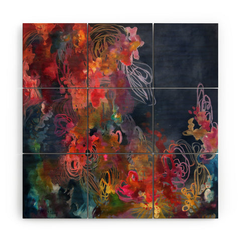 Stephanie Corfee The Bursting Heart Wood Wall Mural