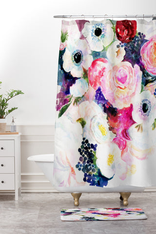 Stephanie Corfee The Dark And The Light Shower Curtain And Mat