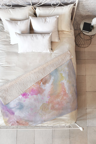 Stephanie Corfee Up In The Clouds Fleece Throw Blanket