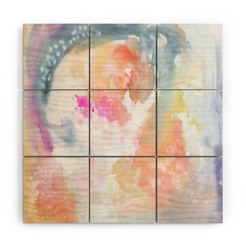 Stephanie Corfee Up In The Clouds Wood Wall Mural