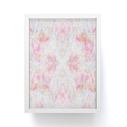 Stephanie Corfee Watercolor Damask Blush Framed Mini Art Print