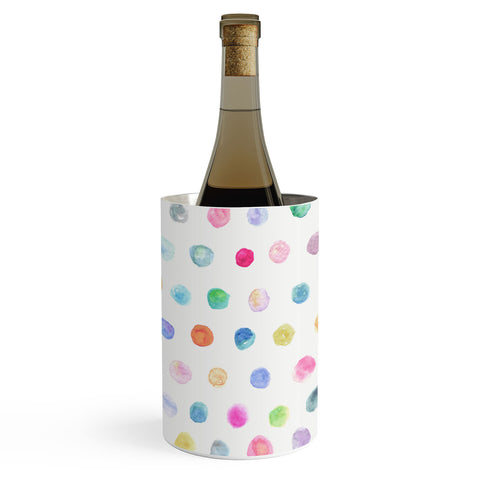 Stephanie Corfee Watercolor MultiDots Wine Chiller