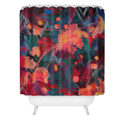 Stephanie Corfee We Are All Connected Shower Curtain