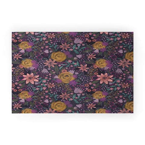 Stephanie Corfee Whitney Floral Welcome Mat