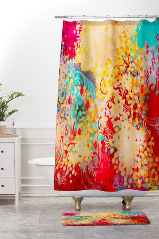 Stephanie Corfee Young Bohemian Shower Curtain And Mat