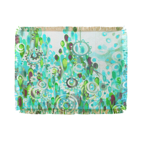 Stephanie Corfee Zoe Blue Throw Blanket