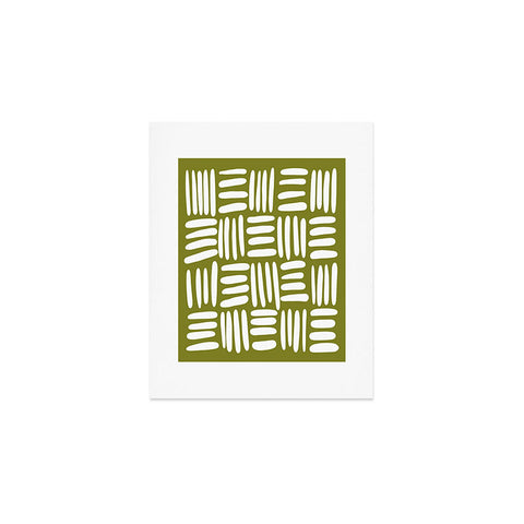 Summer Sun Home Art Boho matcha green Art Print