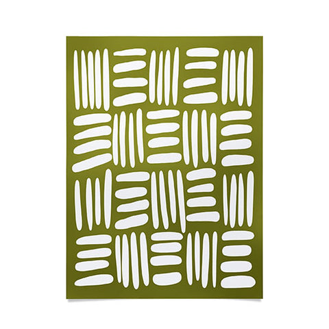Summer Sun Home Art Boho matcha green Poster