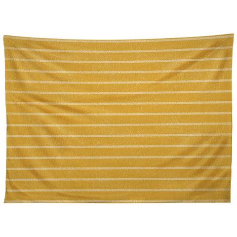Summer Sun Home Art Classic Stripe Yellow Tapestry
