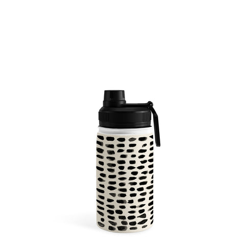 Summer Sun Home Art Dots Beige Water Bottle