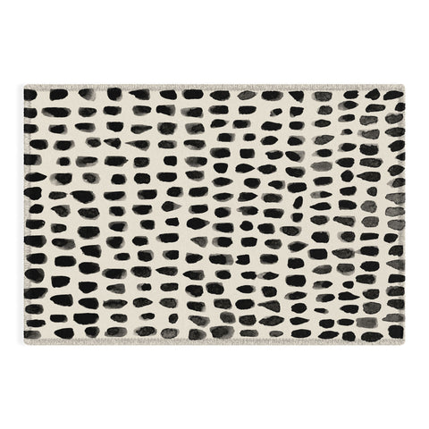 Summer Sun Home Art Dots Beige Outdoor Rug