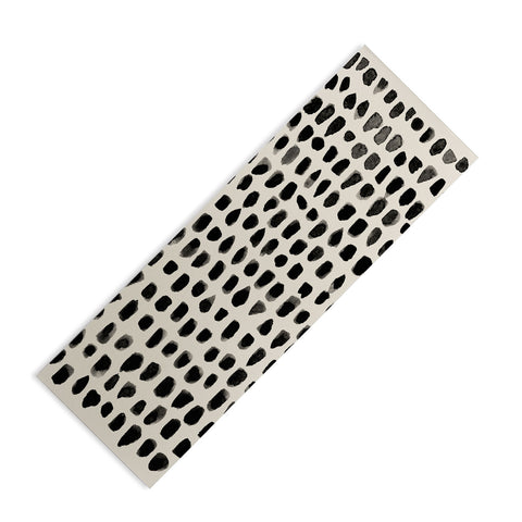 Summer Sun Home Art Dots Beige Yoga Mat