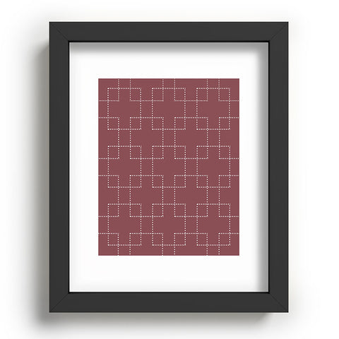 Summer Sun Home Art Embrace Berry Recessed Framing Rectangle