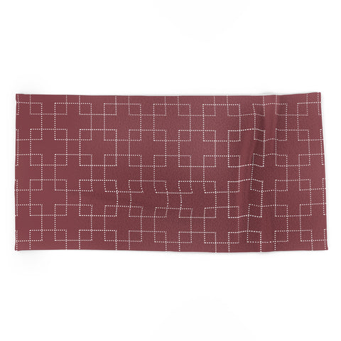 Summer Sun Home Art Embrace Berry Beach Towel