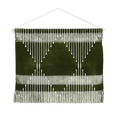 Summer Sun Home Art Geo Olive Green Wall Hanging Landscape