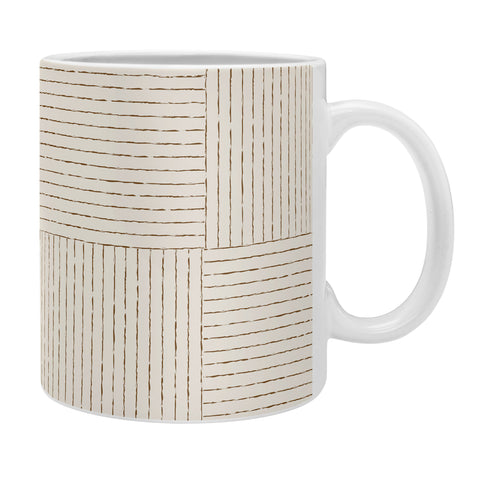 Summer Sun Home Art Lines III Cream Coffee Mug