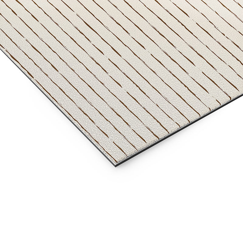 Lines Iii Cream Welcome Mat Summer Sun Home Art