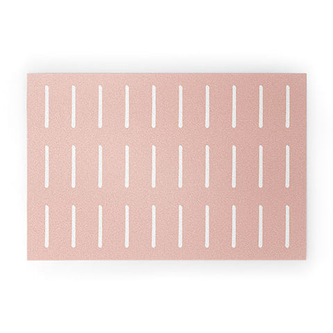 Summer Sun Home Art Organic Blush Welcome Mat