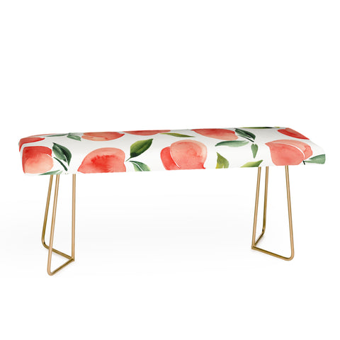 Summer Sun Home Art peaches 1 Bench
