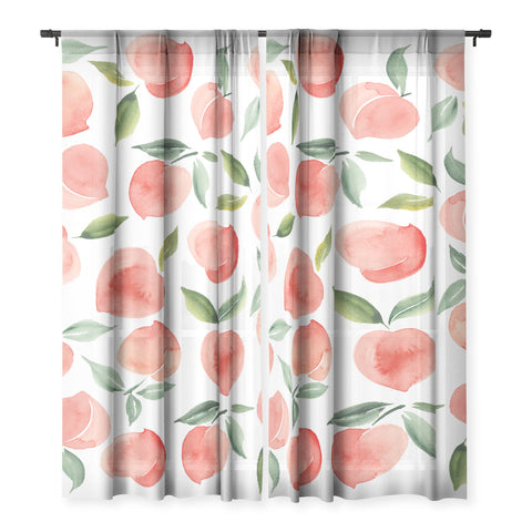 Summer Sun Home Art peaches 1 Sheer Non Repeat