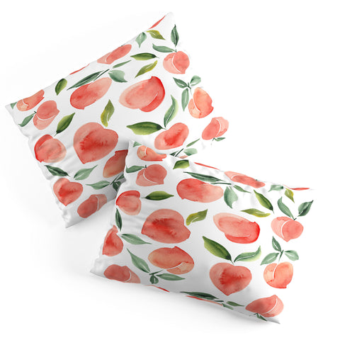 Summer Sun Home Art peaches 1 Pillow Shams