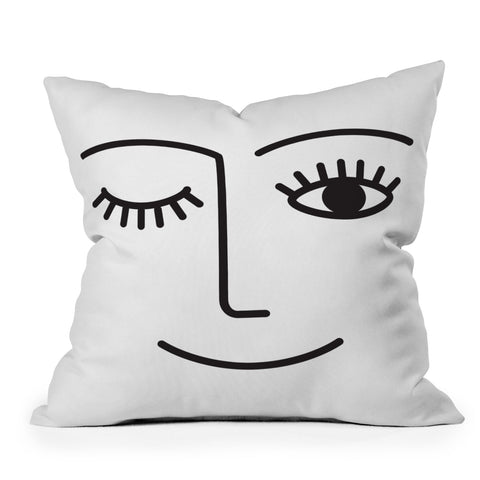 Summer Sun Home Art Wink 2 Throw Pillow