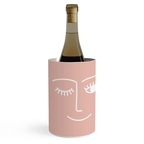 Summer Sun Home Art Wink Pink Wine Chiller
