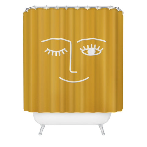Summer Sun Home Art Wink Shower Curtain
