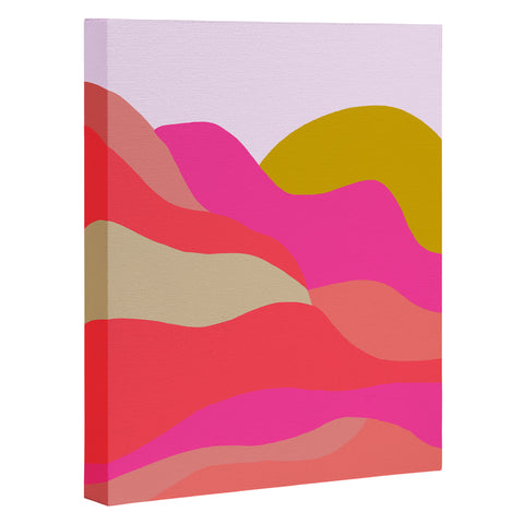 SunshineCanteen Adelaida mountain sunset Art Canvas