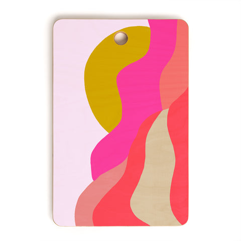 SunshineCanteen Adelaida mountain sunset Cutting Board Rectangle