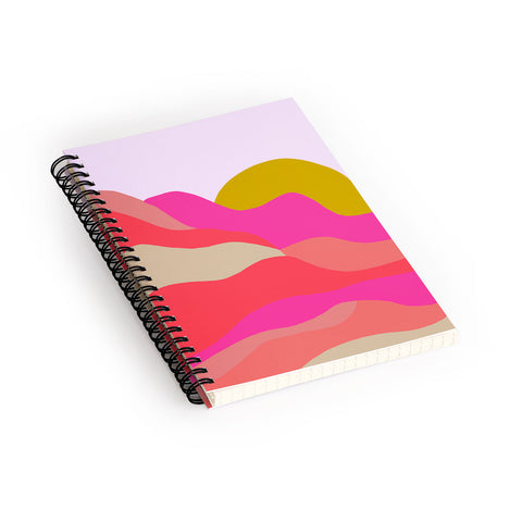 SunshineCanteen Adelaida mountain sunset Spiral Notebook