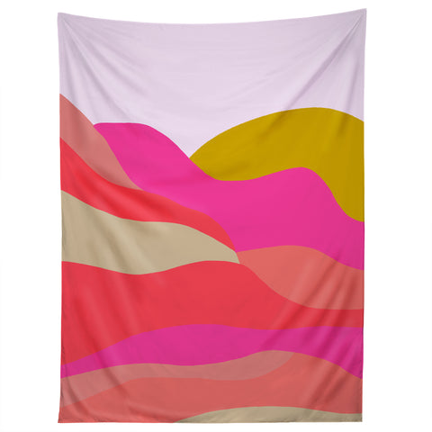 SunshineCanteen Adelaida mountain sunset Tapestry