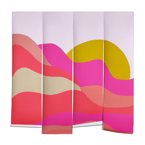 SunshineCanteen Adelaida mountain sunset Wall Mural