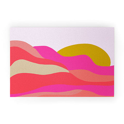 SunshineCanteen Adelaida mountain sunset Welcome Mat