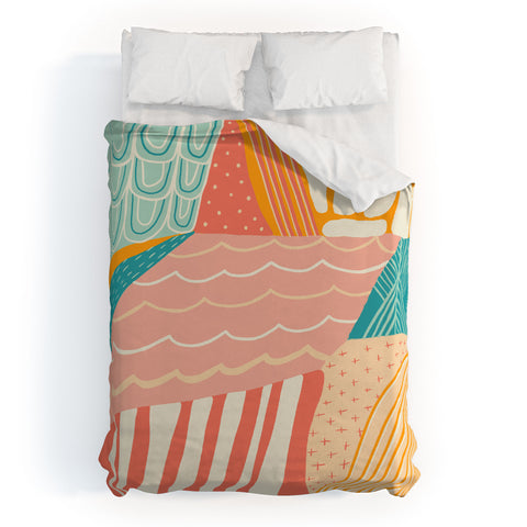 SunshineCanteen beach quilt Duvet Cover