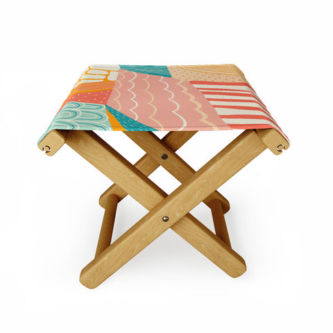 SunshineCanteen beach quilt Folding Stool
