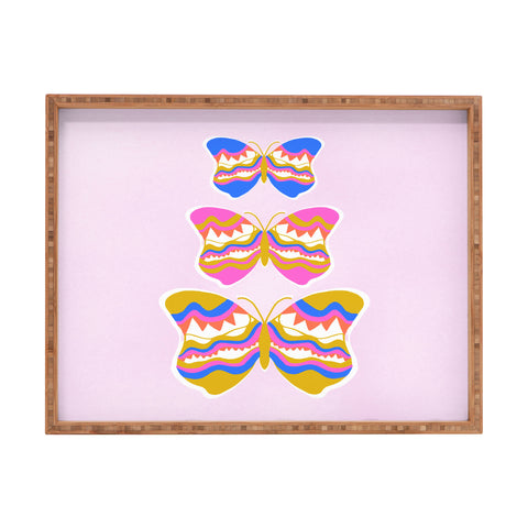 SunshineCanteen berkeley butterflies Rectangular Tray