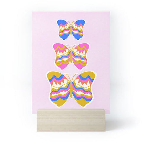 SunshineCanteen berkeley butterflies Mini Art Print